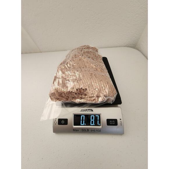 Free People Intimately Bodysuit Pink Small Sequin Super Shine Fairy Dainty Boho - Picture 9 of 10